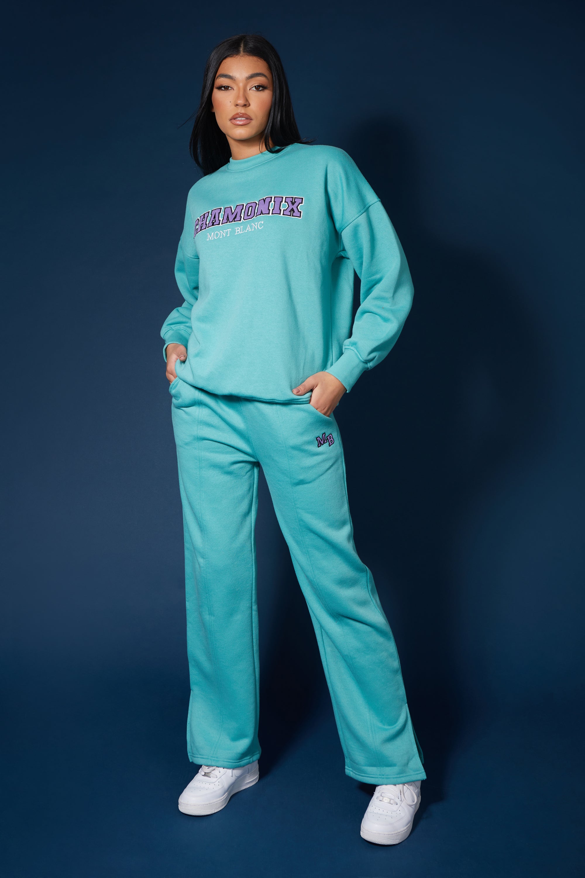 Aqua blue joggers hotsell