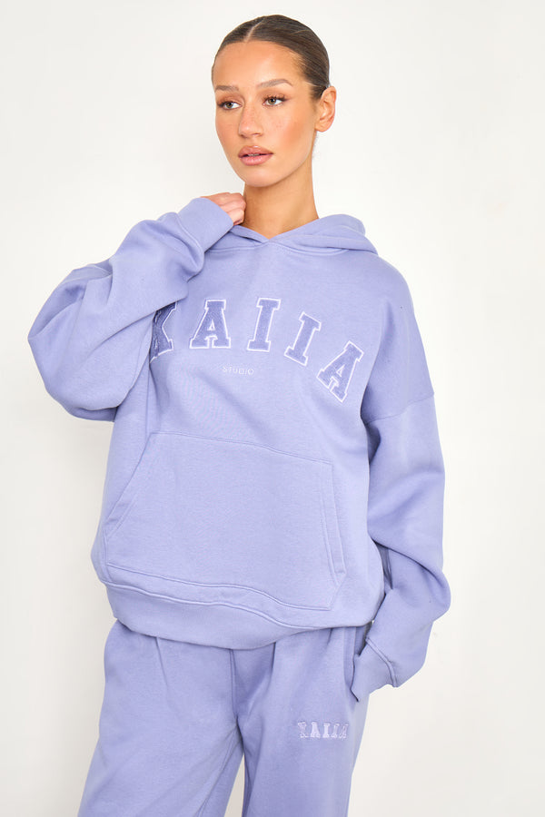 Kaiia Studio Oversized Hoodie Periwinkle Blue