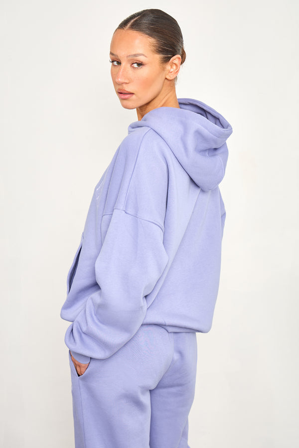 Kaiia Studio Oversized Hoodie Periwinkle Blue
