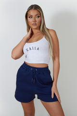 Kaiia Cami Logo Top In Grey Marl