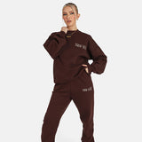 NEW YORK OVERSIZED SWEATSHIRT CHOCOLATE