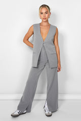 Kaiia Tailored Trousers Grey