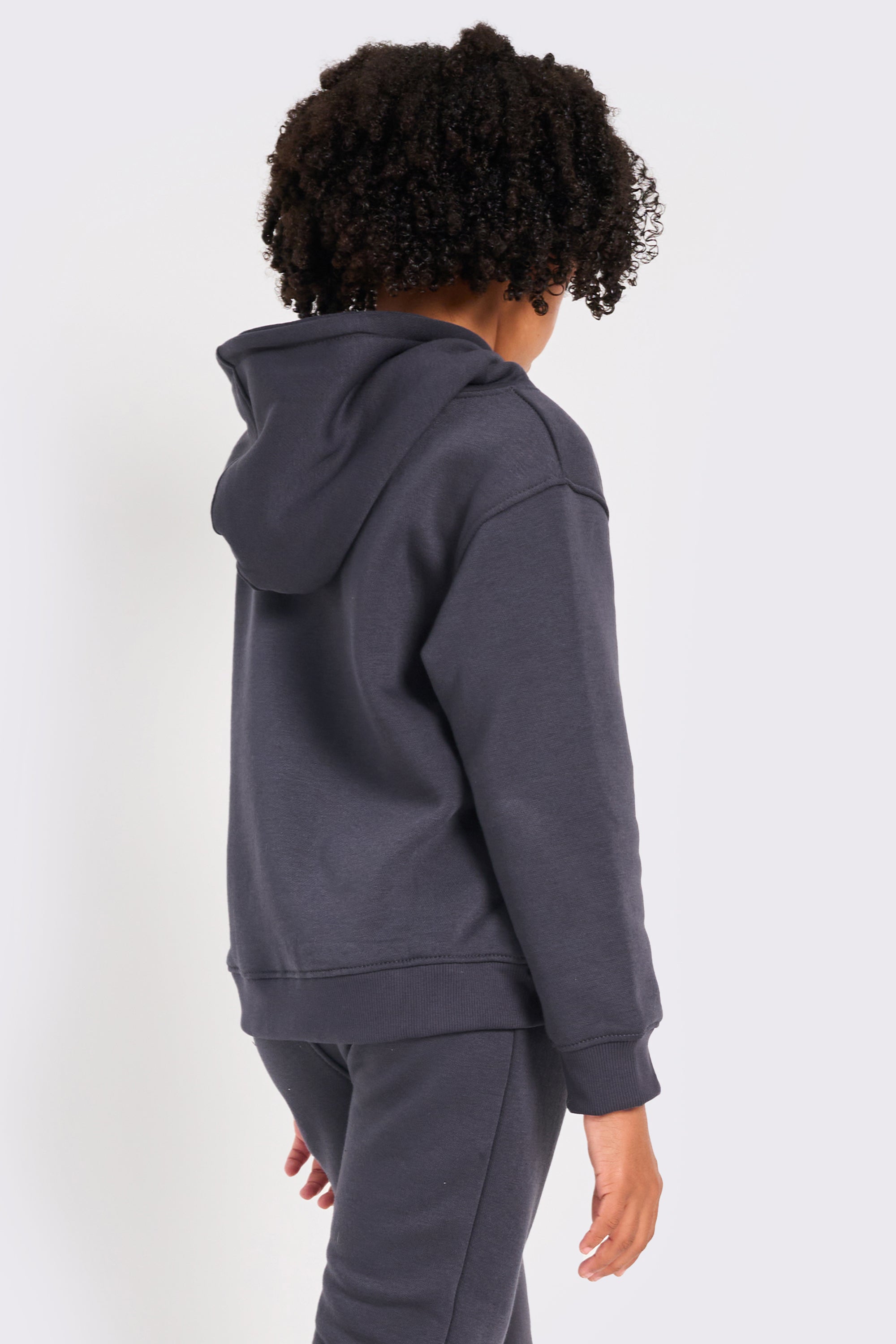 Kaiia Kids Hoodie Dark Grey