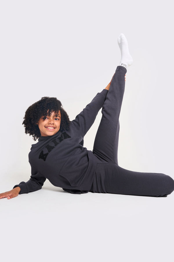Kaiia Kids Hoodie Dark Grey
