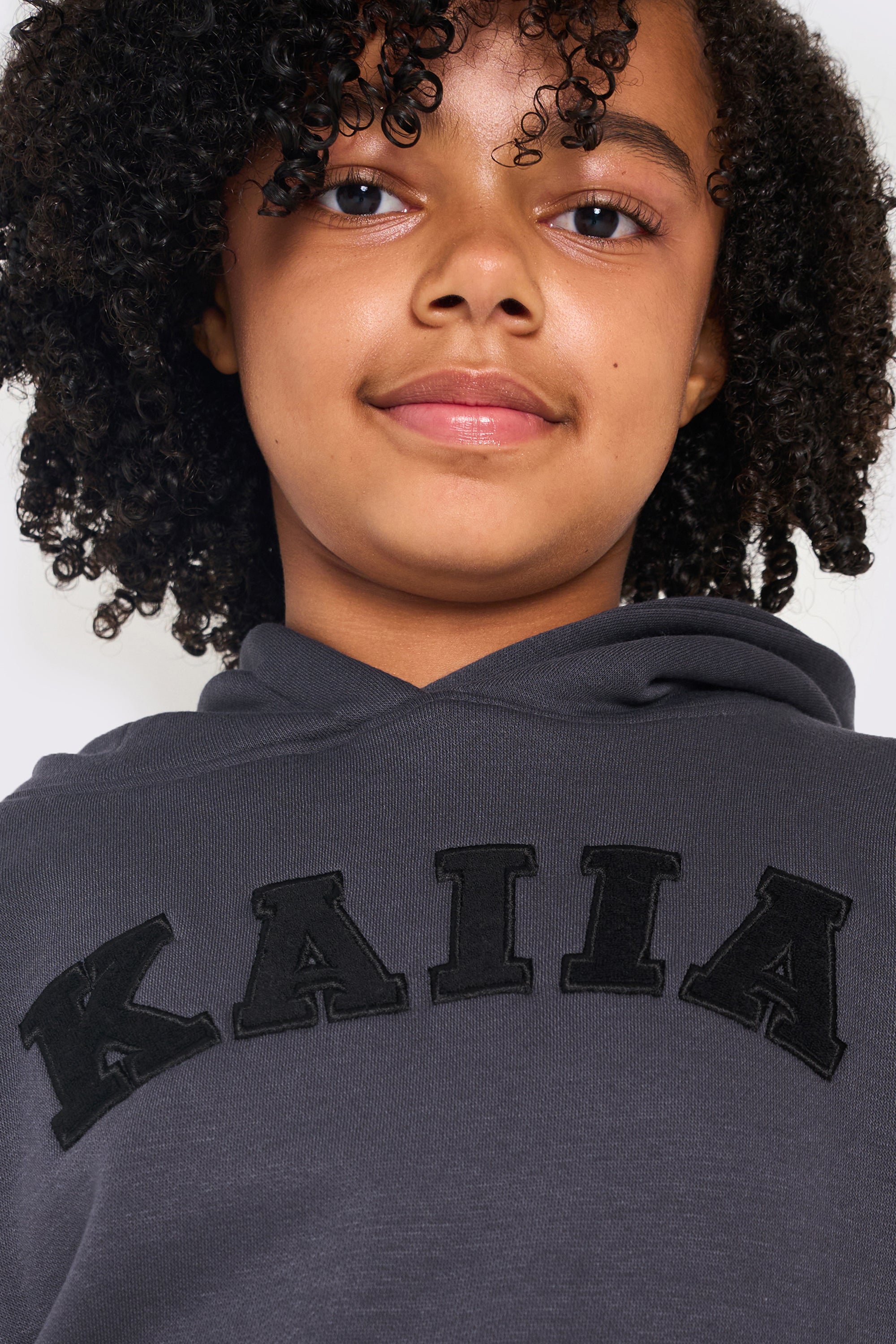 Kaiia Kids Hoodie Dark Grey