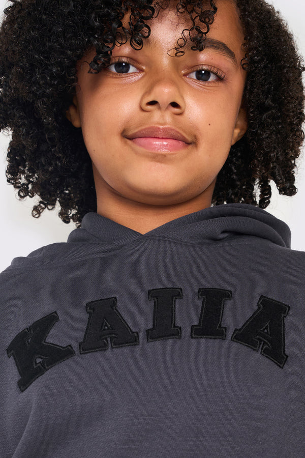 Kaiia Kids Hoodie Dark Grey