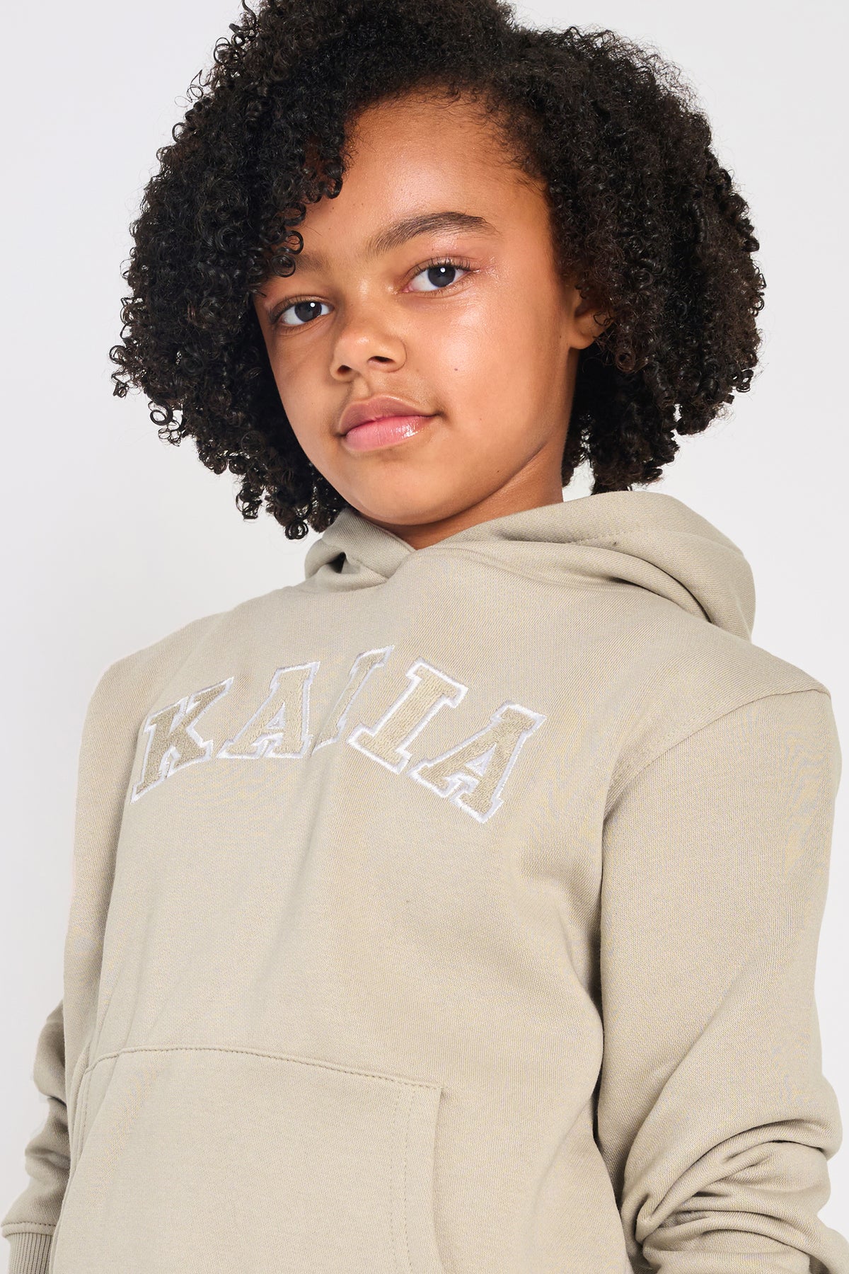 Marble Class Kaiia Kids Hoodie Stone | Kaiia