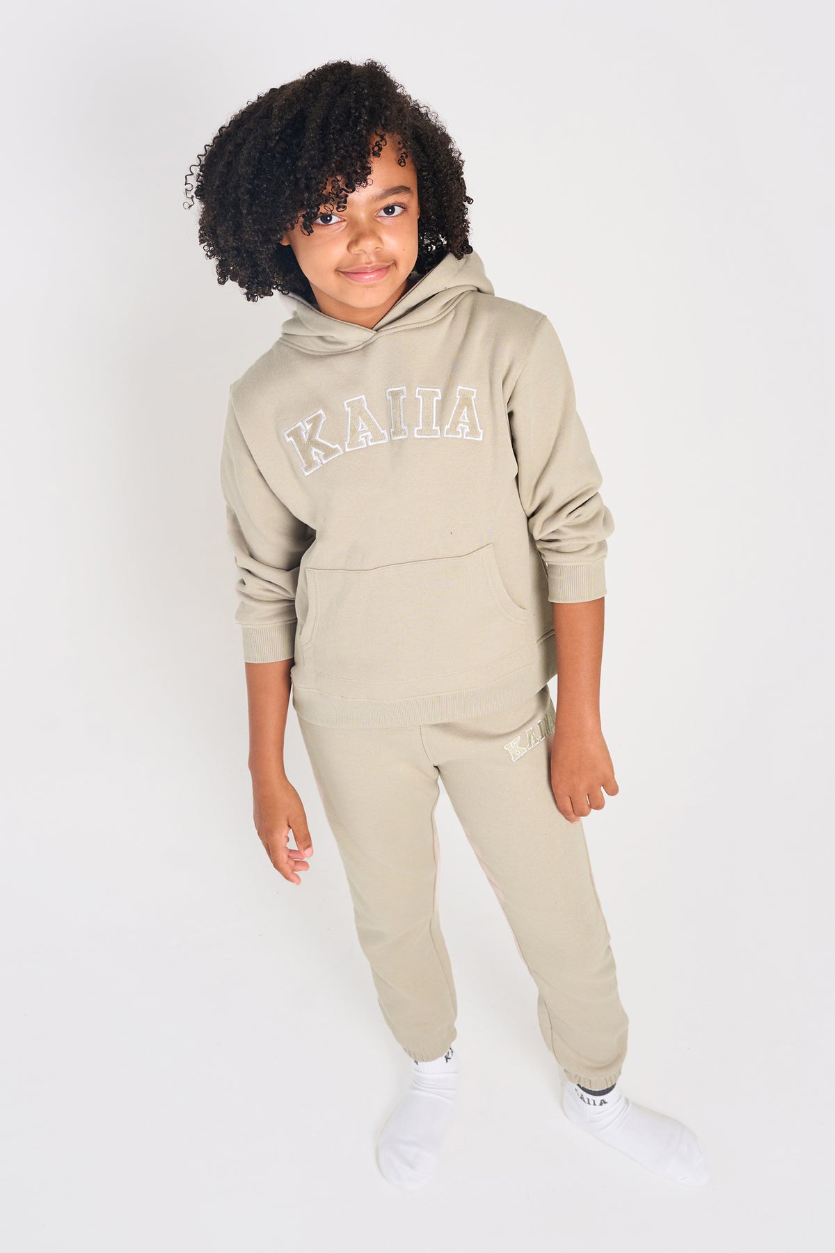 Marble Class Kaiia Kids Hoodie Stone | Kaiia