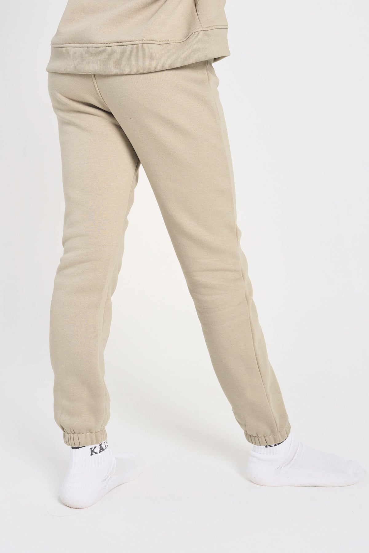 Marble Class Kaiia Kids Cuffed Joggers Stone | Kaiia