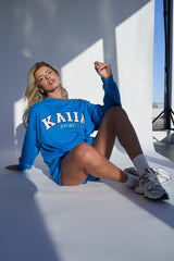 Kaiia Oversized Sweatshirt Cobalt Blue