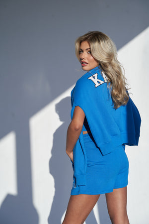 Kaiia Sweat Shorts Cobalt Blue