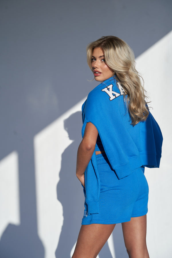 Kaiia Sweat Shorts Cobalt Blue