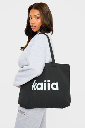 Kaiia Tote Bag Black & White