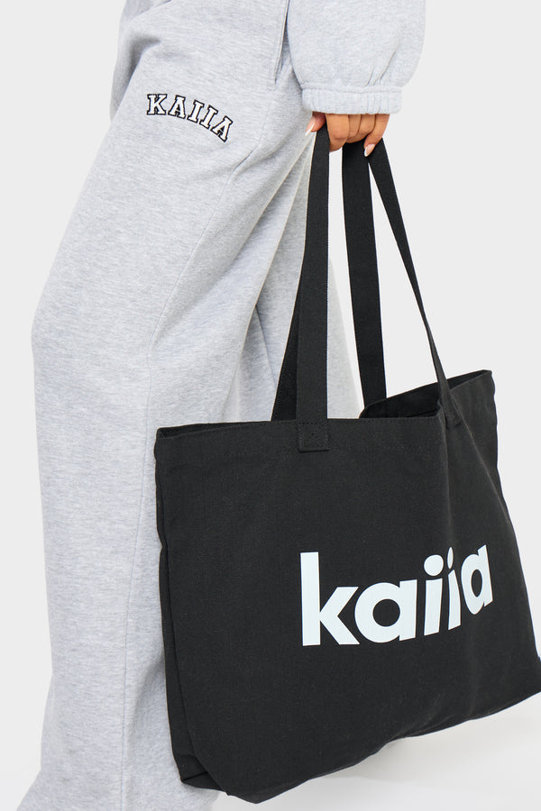 Kaiia Tote Bag Black & White