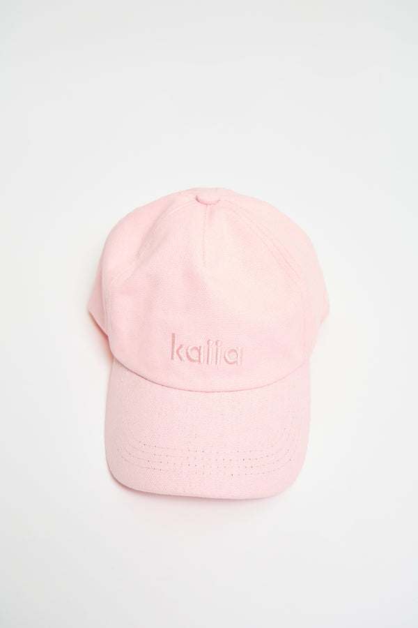 Kaiia Logo Cap Baby Pink