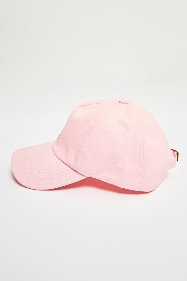 Kaiia Logo Cap Baby Pink