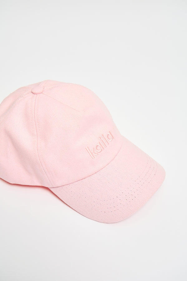 Kaiia Logo Cap Baby Pink