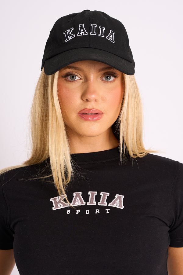 Kaiia Logo Cap Black