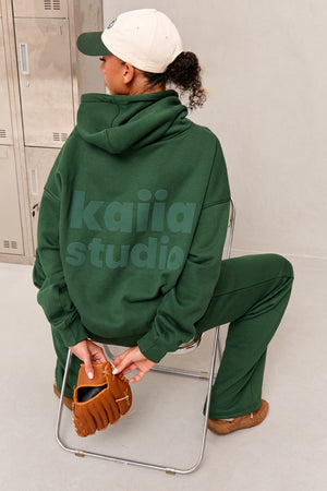 Kaiia Studio Oversized Hoodie Dark Green