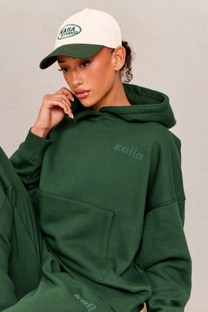 Kaiia Studio Oversized Hoodie Dark Green