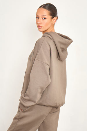 Kaiia Studio Oversized Hoodie Grey Taupe