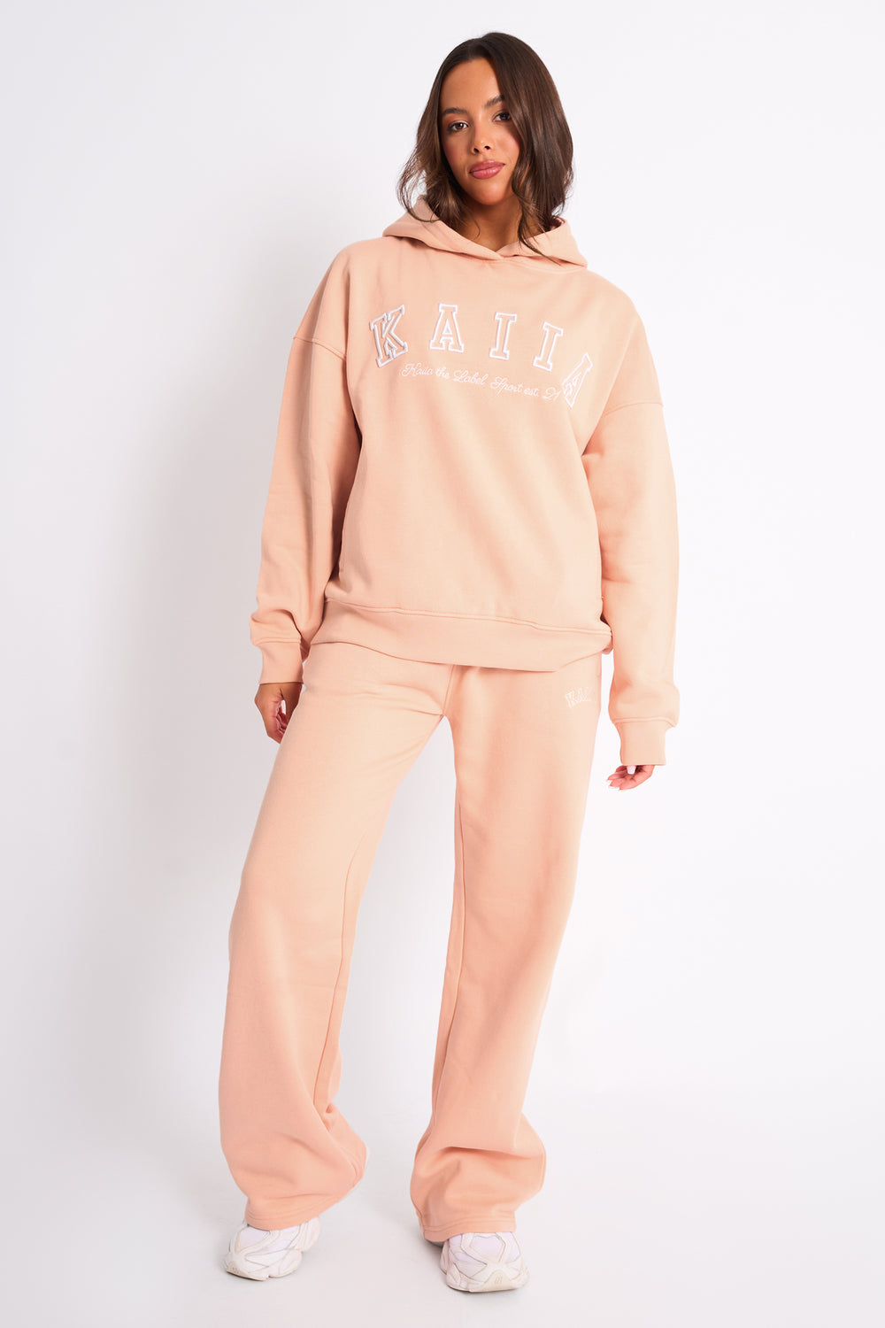 Kaiia Sport Oversized Hoodie Apricot