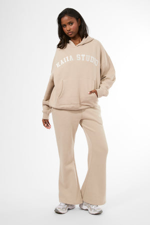 Kaiia Studio Oversized Hoodie Stone