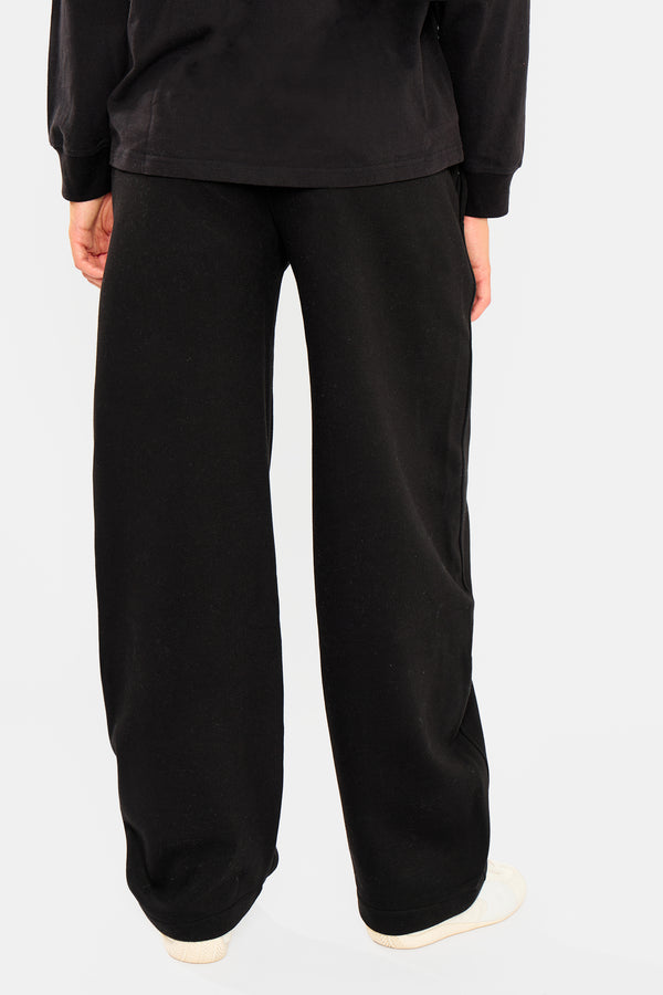 Kaiia Barrel Leg Joggers Black