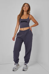 Relaxed Fit Cuffed Jogger Dark Grey