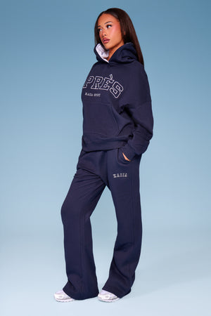 Kaiia Apres Flared Joggers Navy