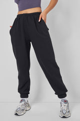 Relaxed Fit Cuffed Jogger Black