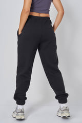 Relaxed Fit Cuffed Jogger Black