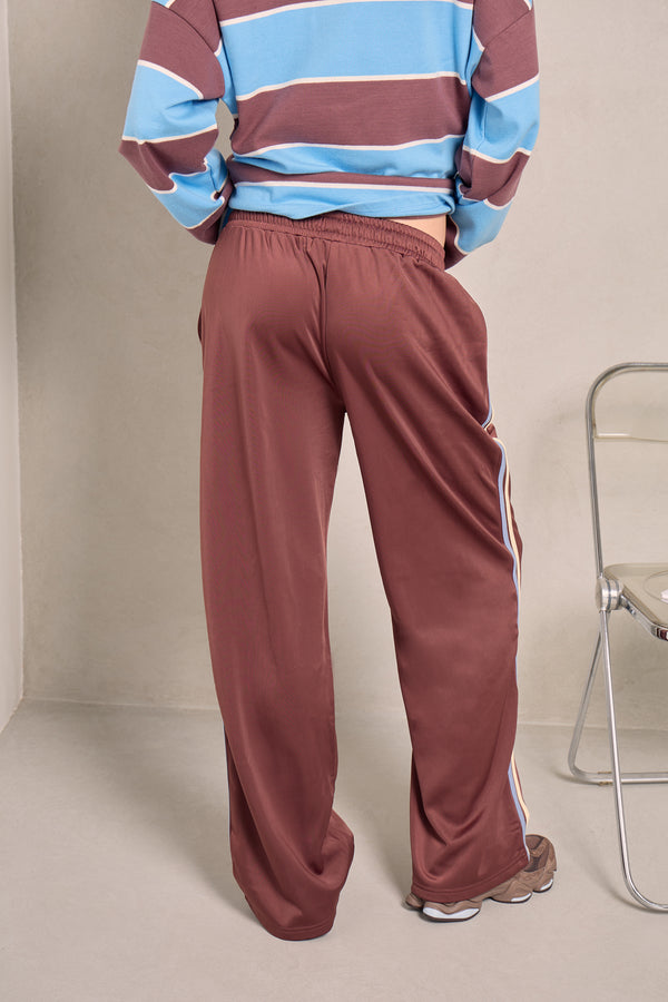 Kaiia Logo Tricot Joggers Chocolate