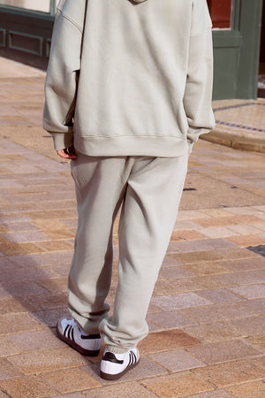 Kaiia Logo Cuffed Joggers Sage Green