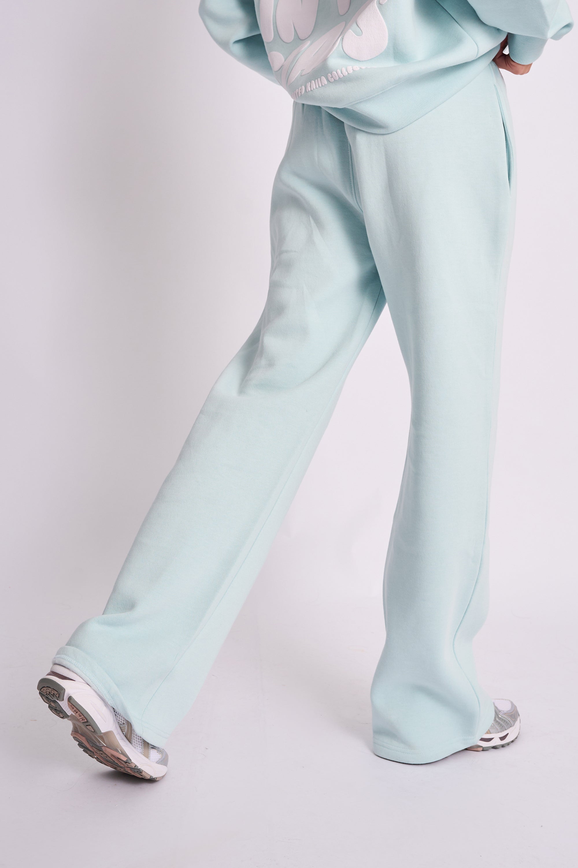 Kaiia Star Wide Leg Joggers Mint