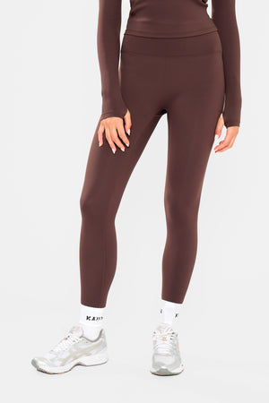 Kaiia Sculpt Leggings Bitter Chocolate