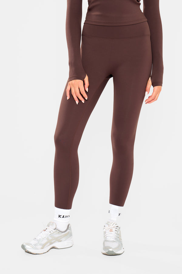 Kaiia Sculpt Leggings Bitter Chocolate