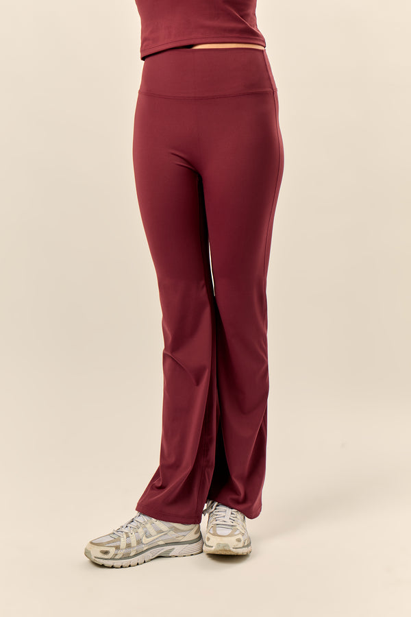 Kaiia Sculpt Yoga Pants Dark Cherry