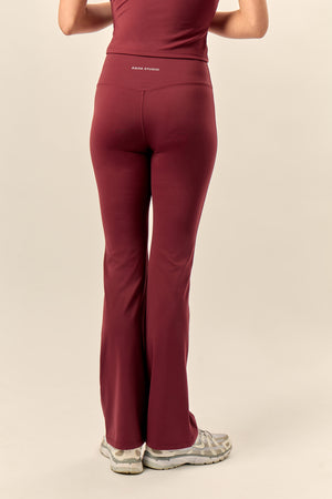 Kaiia Sculpt Yoga Pants Dark Cherry
