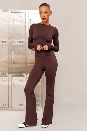 Kaiia Sculpt Yoga Pants Bitter Chocolate