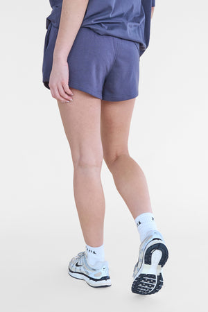 Kaiia Studio Mini Sweat Shorts Charcoal