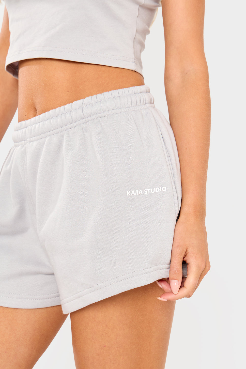Kaiia Studio Mini Sweat Shorts Grey