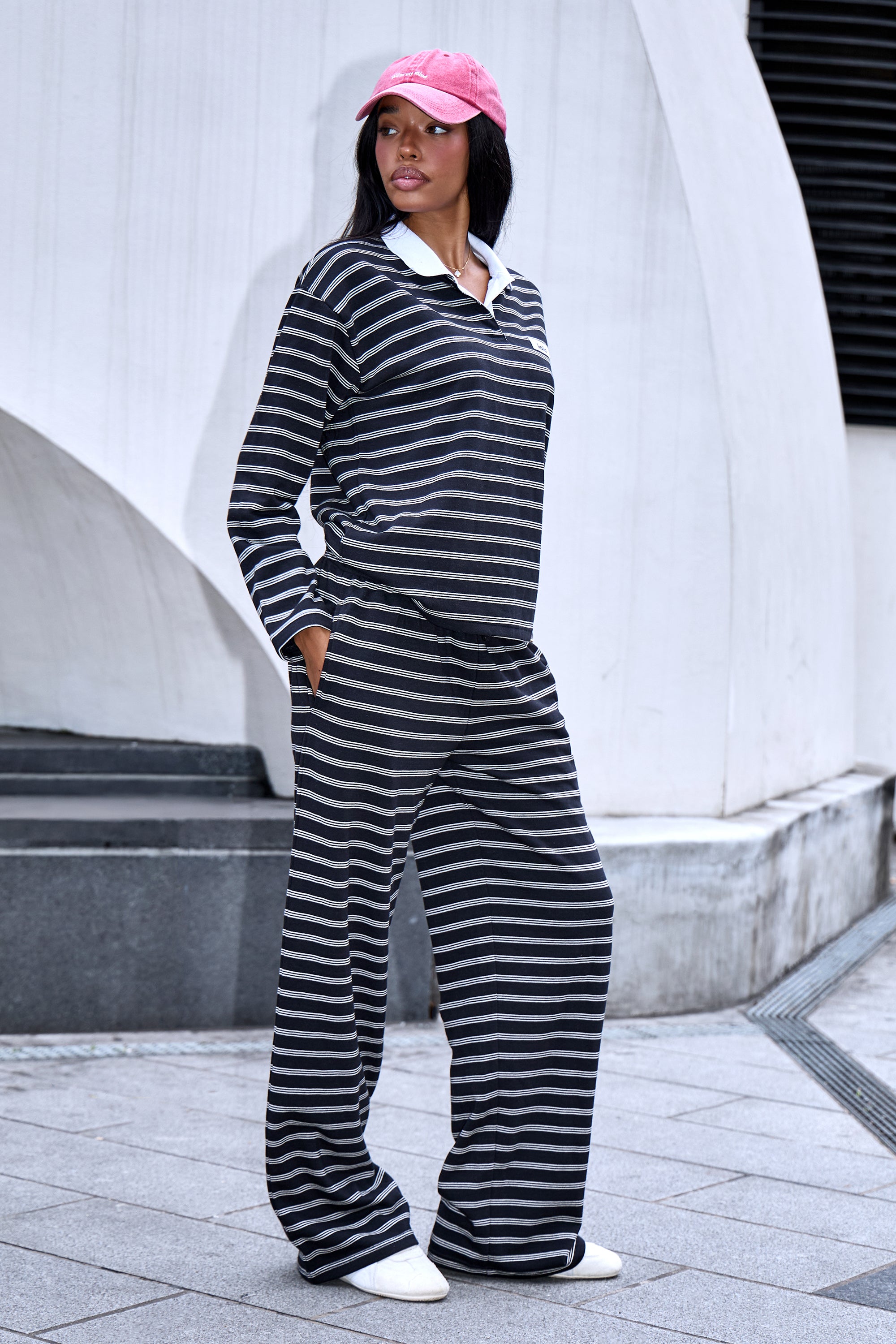 ウェア 16aw striped rugby black Stripe Rugby FW25 