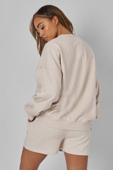 Kaiia Oversized Sweatshirt Cream