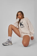 Kaiia Oversized Sweatshirt Cream