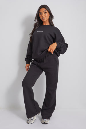 Kaiia Studio Oversized Sweatshirt Black