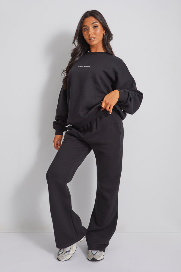Kaiia Studio Oversized Sweatshirt Black