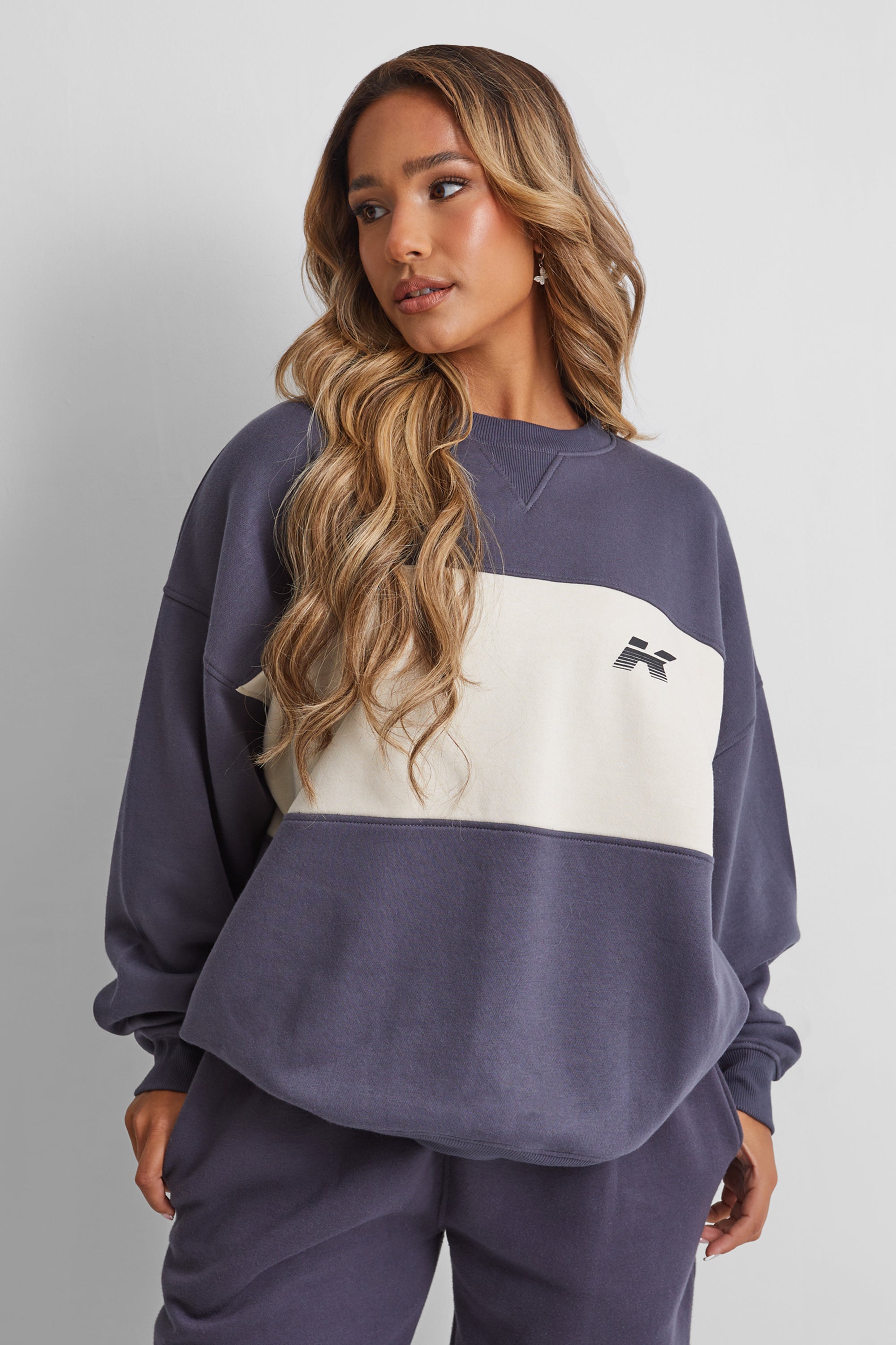 Kaiia Motocross Oversized Sweatshirt Multi
