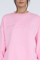 Kaiia the Label Logo Sweatshirt Pink