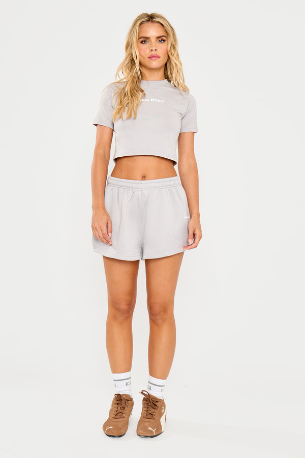 Kaiia Studio Baby Tee Grey